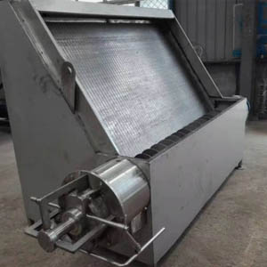 What is the use of feces separated by a solid-liquid separator?